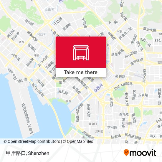甲岸路口 map