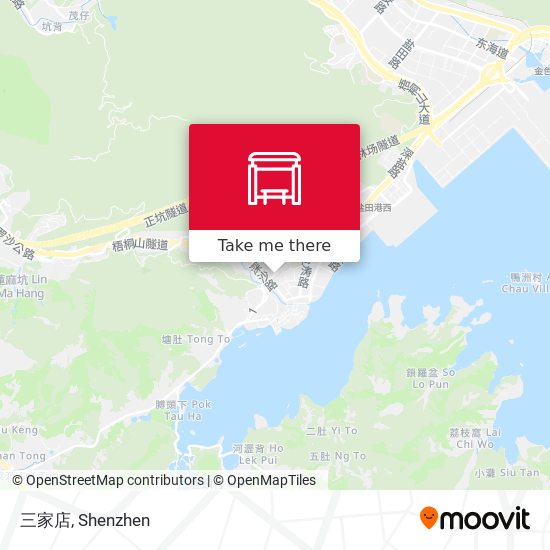 三家店 map