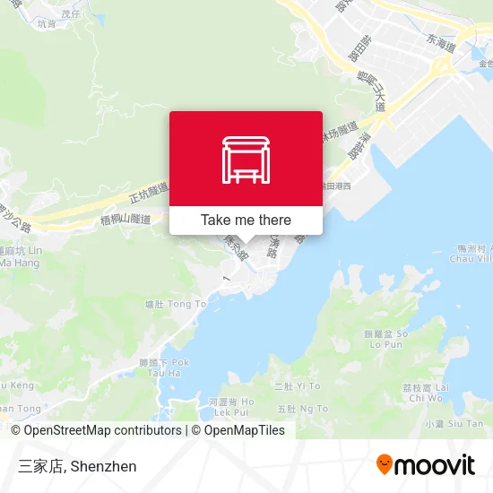 三家店 map