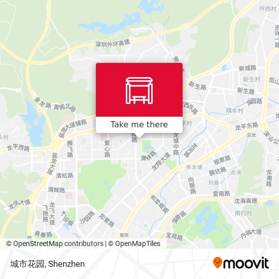 城市花园 map