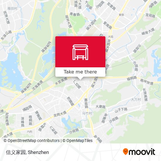 信义家园 map
