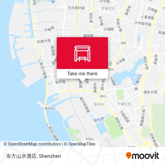 东方山水酒店 map