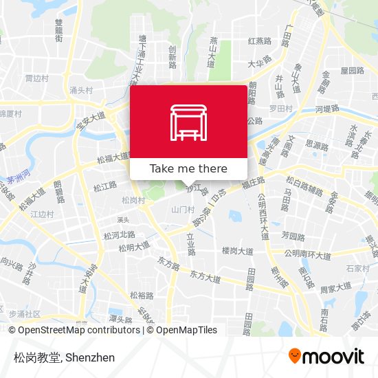 松岗教堂 map