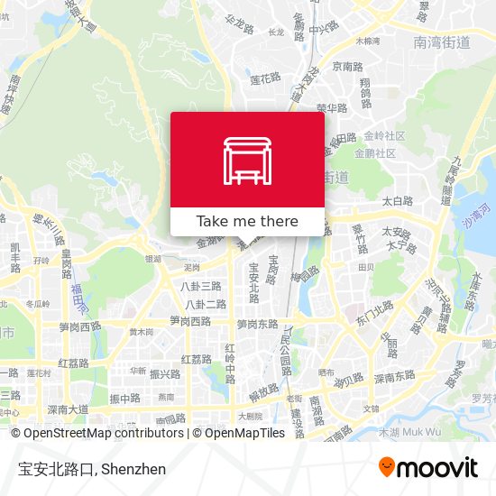 宝安北路口 map