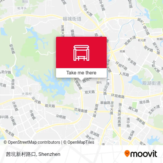 茜坑新村路口 map