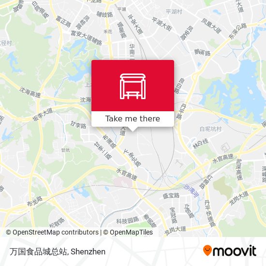 万国食品城总站 map