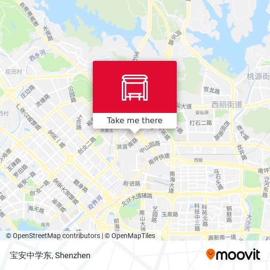 宝安中学东 map