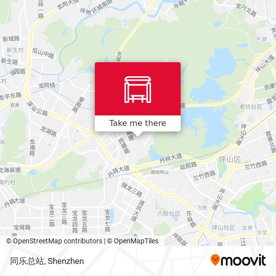 同乐总站 map