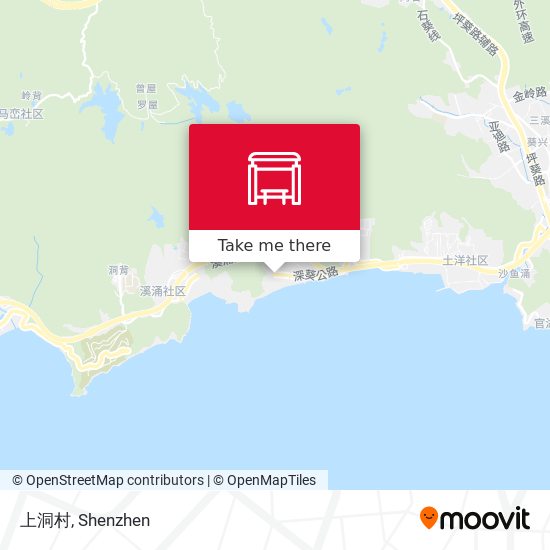 上洞村 map