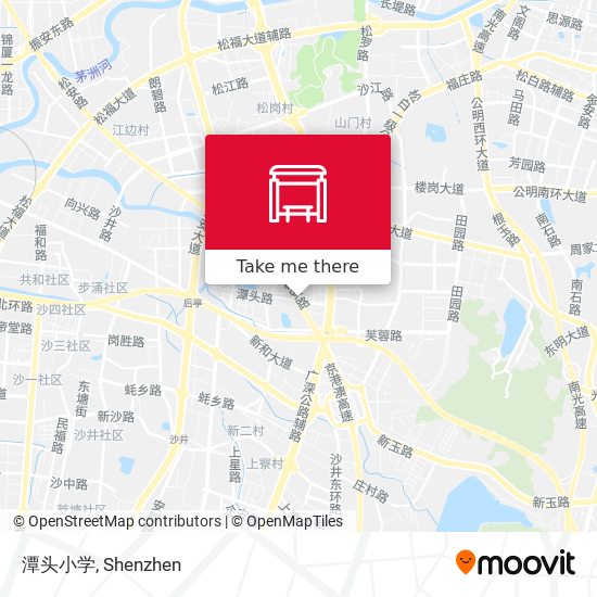潭头小学 map