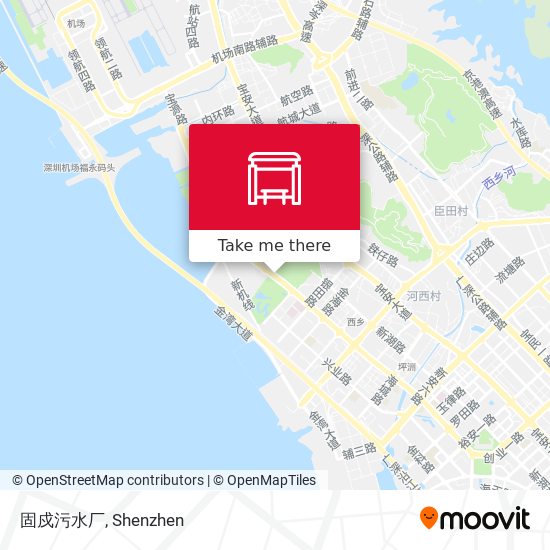 固戍污水厂 map