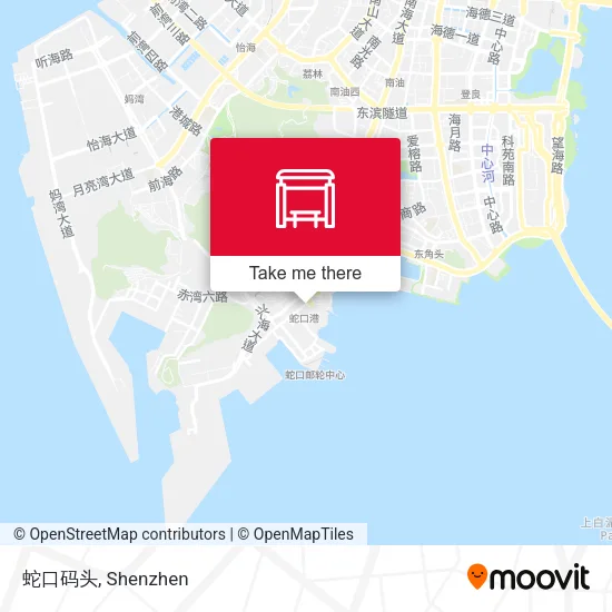 蛇口码头 map