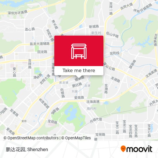 鹏达花园 map