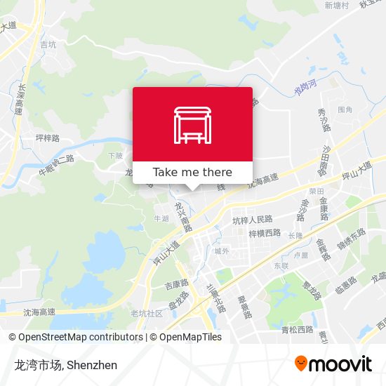 龙湾市场 map