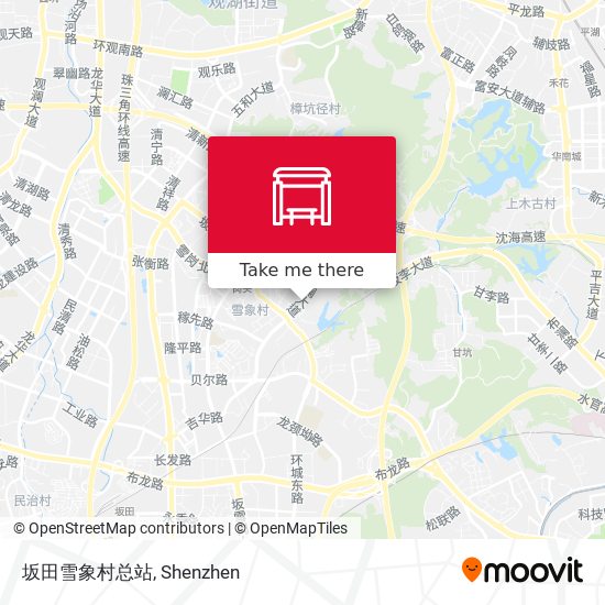 坂田雪象村总站 map