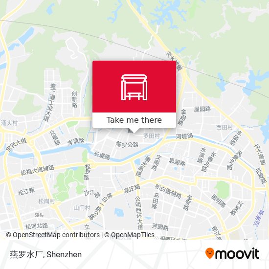 燕罗水厂 map
