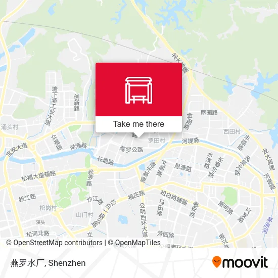 燕罗水厂 map