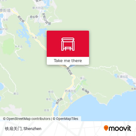 铁扇关门 map