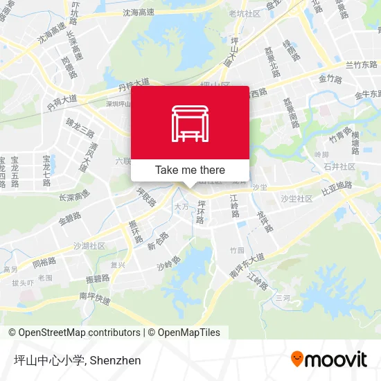 坪山中心小学 map