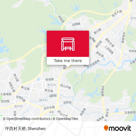 坪西村天桥 map
