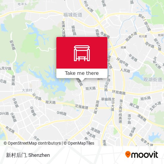 新村后门 map