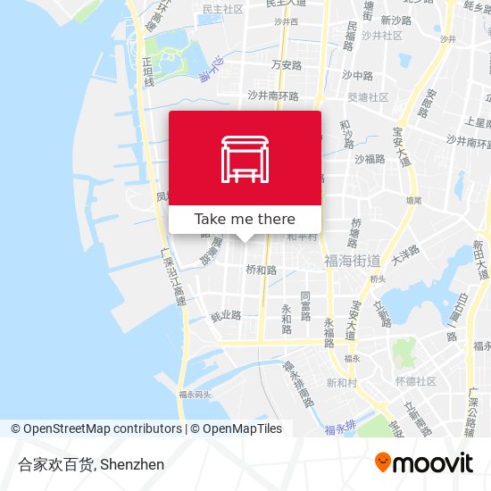 合家欢百货 map