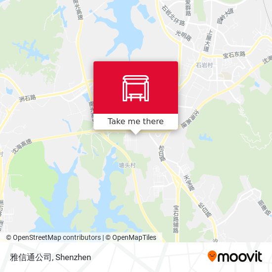 雅信通公司 map