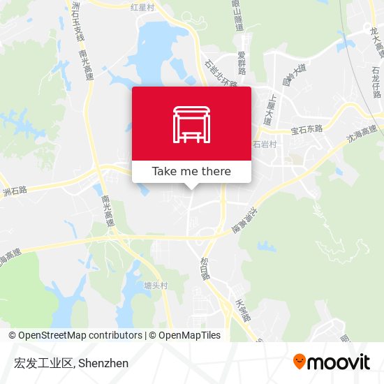 宏发工业区 map