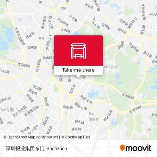 深圳报业集团东门 map