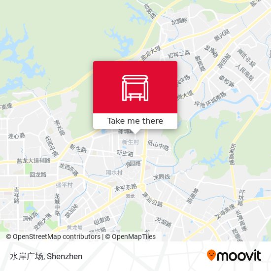 水岸广场 map