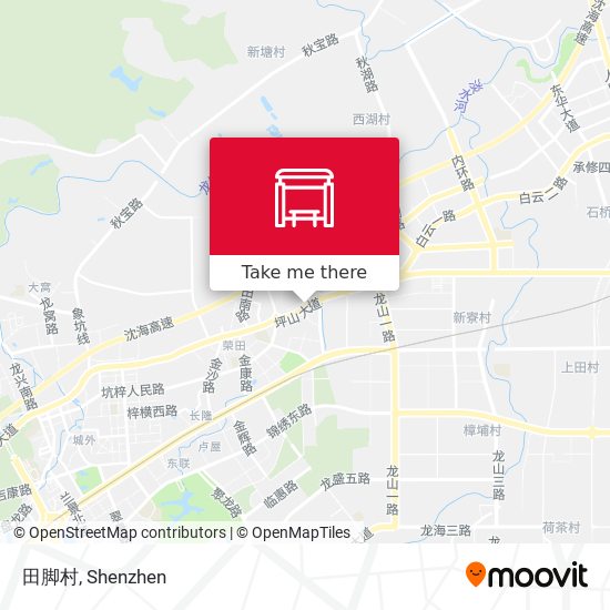 田脚村 map