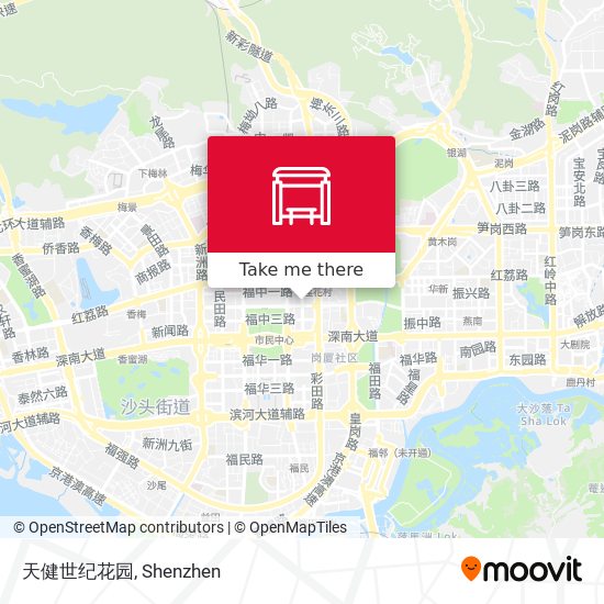 天健世纪花园 map