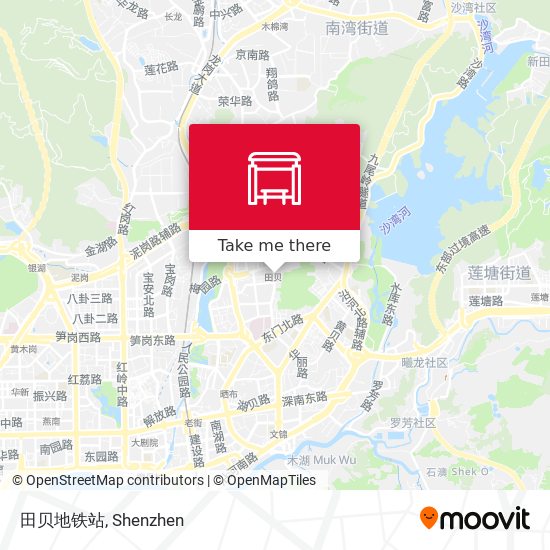 田贝地铁站 map