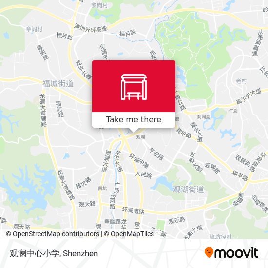 观澜中心小学 map