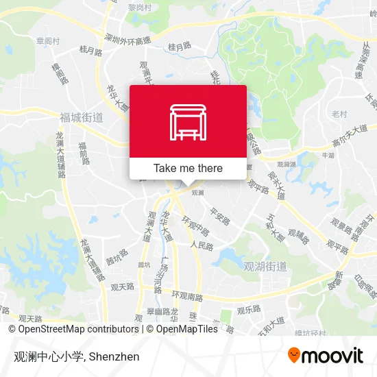 观澜中心小学 map