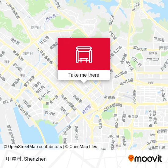 甲岸村 map