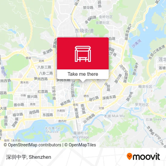 深圳中学 map