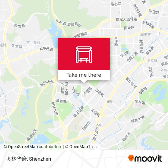 奥林华府 map