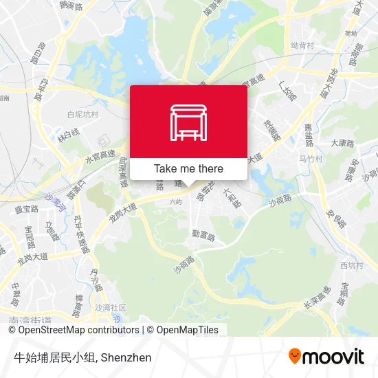 牛始埔居民小组 map