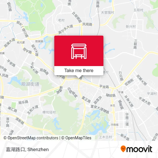 嘉湖路口 map
