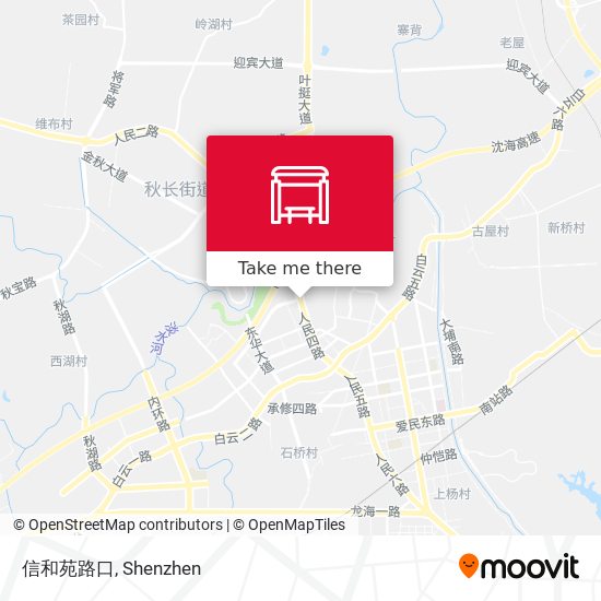 信和苑路口 map