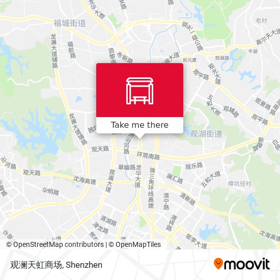 观澜天虹商场 map