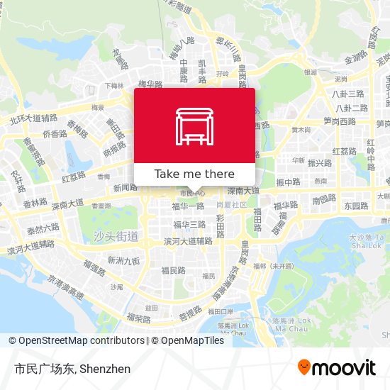 市民广场东 map