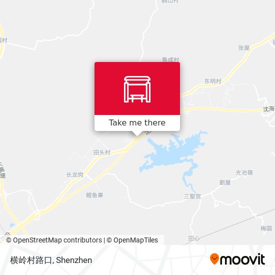 横岭村路口 map