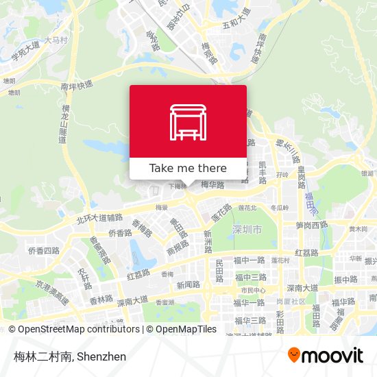 梅林二村南 map