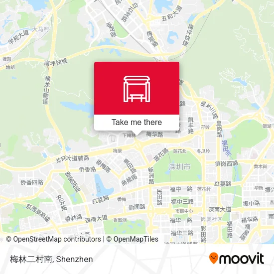 梅林二村南 map