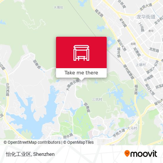 怡化工业区 map