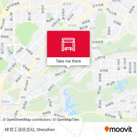 嶂背工业区总站 map