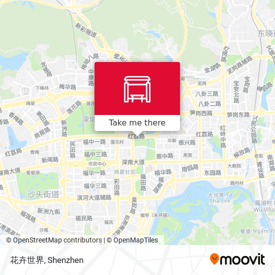 花卉世界 map
