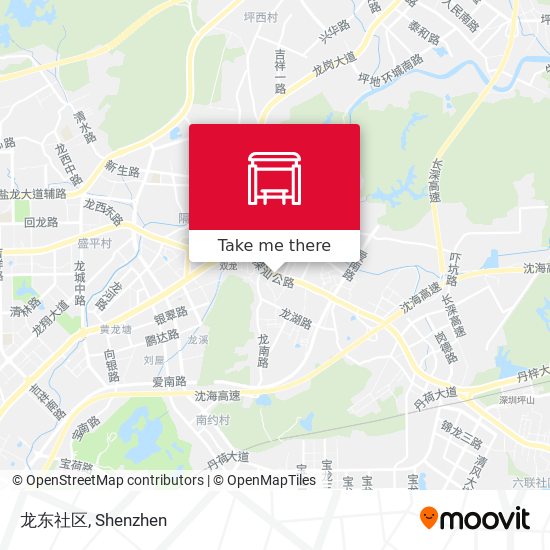 龙东社区 map